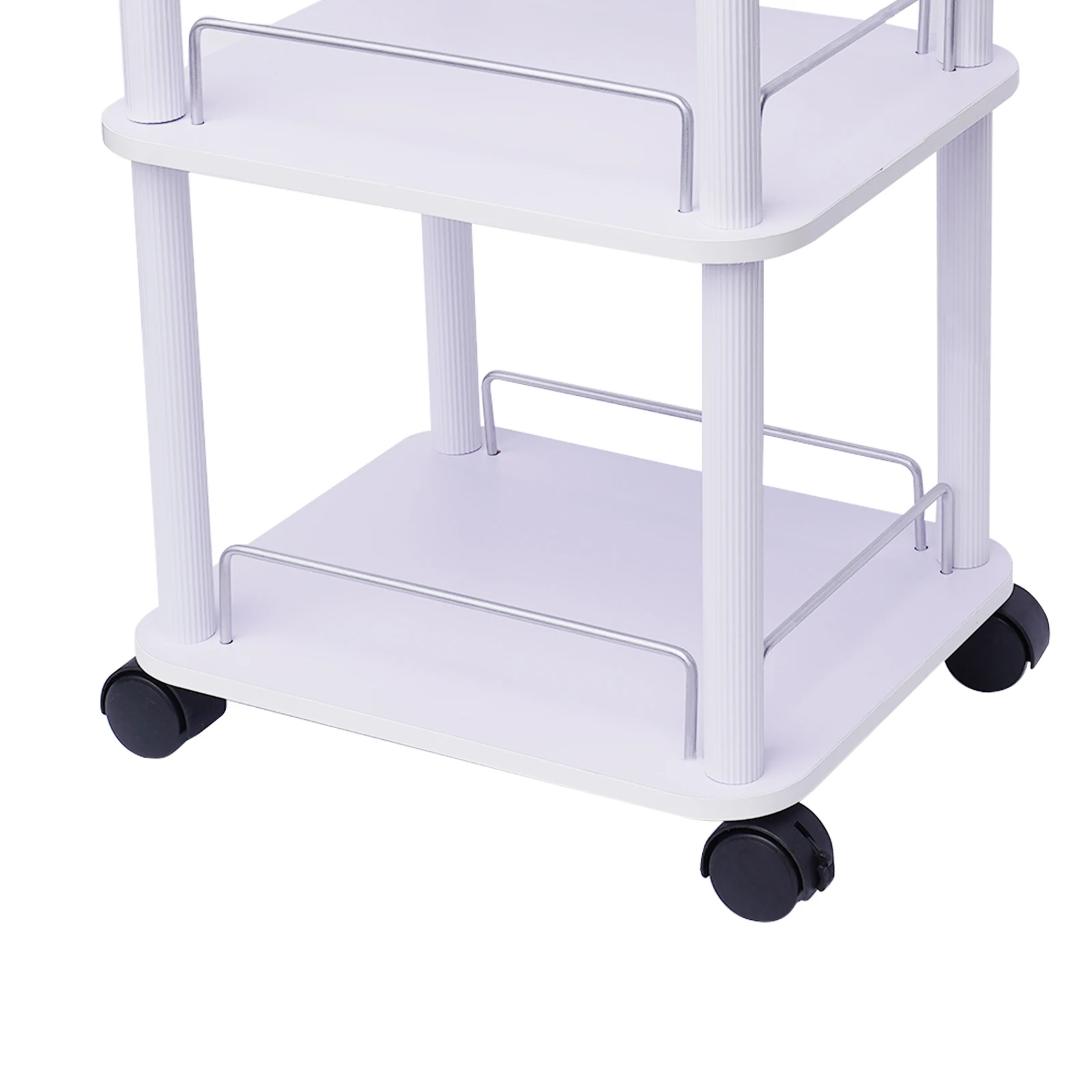 Carro para salón de belleza, carrito rodante con Pedestal, soporte para Spa, carro con ruedas, bandeja para instrumentos de belleza, carro rodante