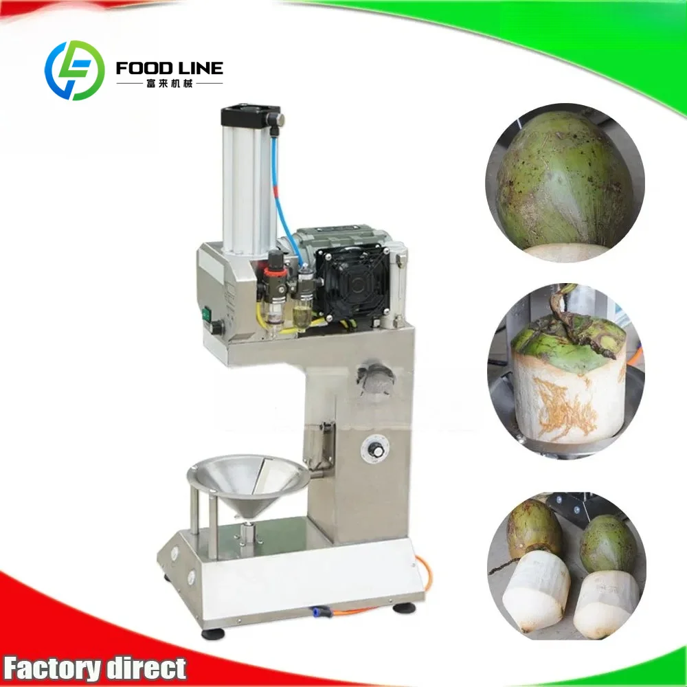 Stainless Steel Diamond Shape Coconut Sheller, Automatic Green Tender Coconut Peeler Machine for Commercial Fruit Processing
