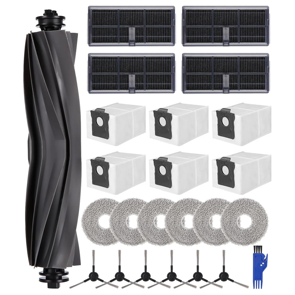 B25B For Dreame L10s Pro Ultra Heat Robot Vacuum Cleaner Main Side Brush Hepa Filter Mop Cloth Dust Bags Replacement Parts