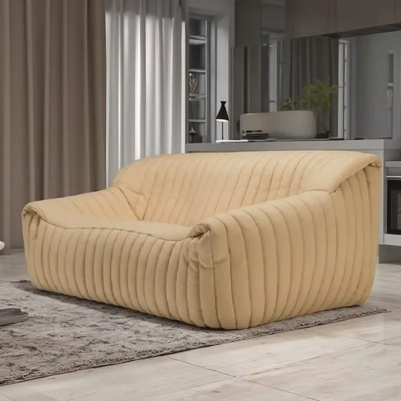 Modern Lounge Sleeper Couch-no Assembly-modular Corduroy Convertible Sponge Compression Sofas with Chaise for Home House