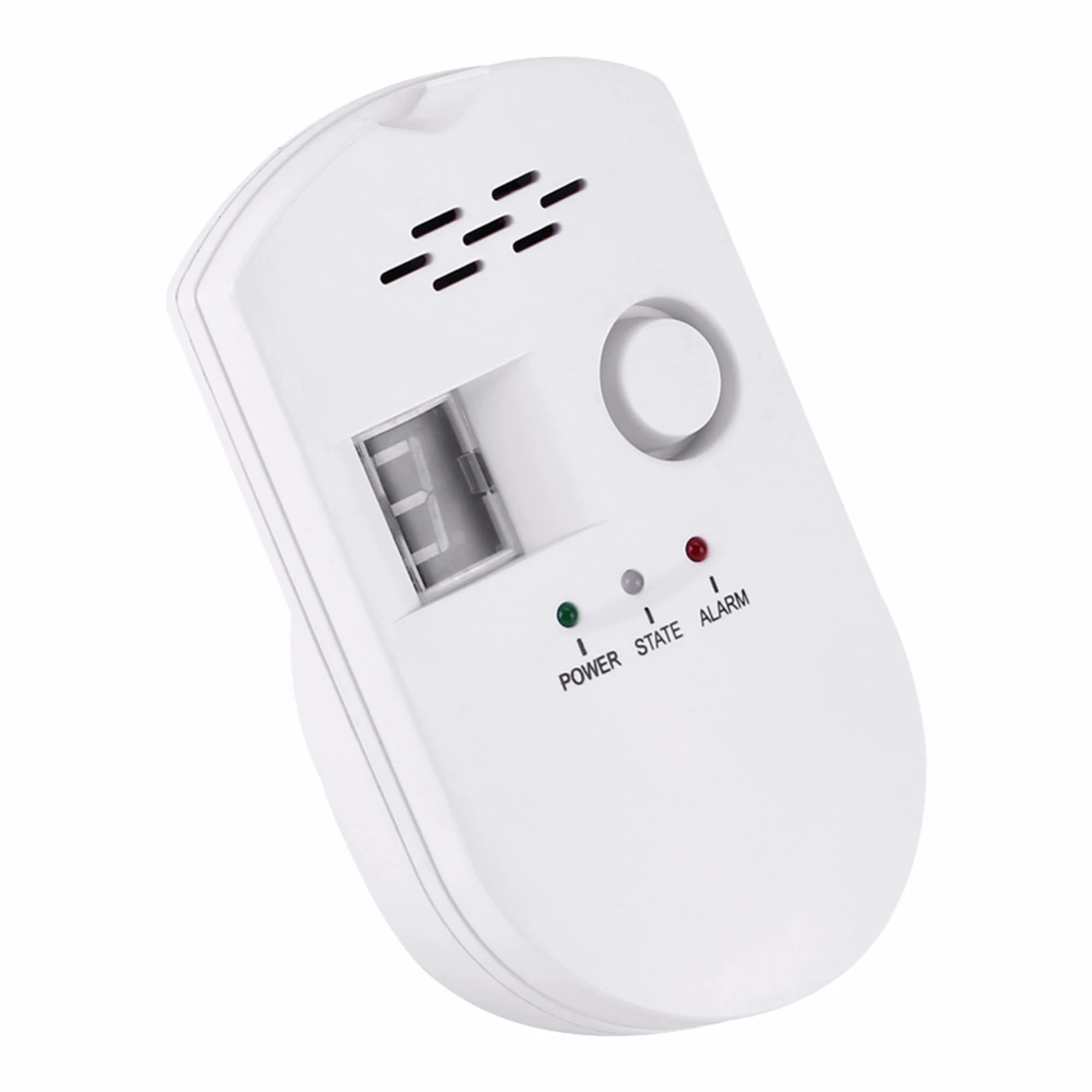 BRJ-502D Detector Digital de Gas Natural enchufable, alarma de Gas para el hogar de alta sensibilidad, Monitor de fugas de Gas Combustible para el hogar y la cocina