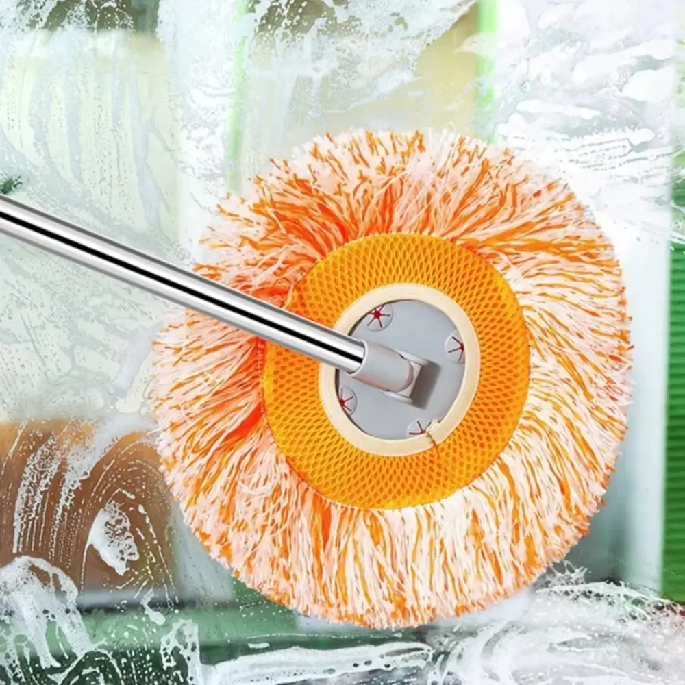 Flexible Rotating Sunflower Mop Dust Removal Wet And Dry Floor Mop High-rise Cleaning Detachable Wall Mop for Wall Ceiling