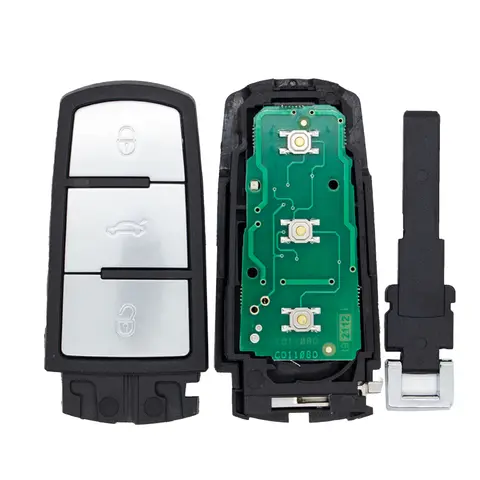 3 Buttons Smart Remote Car Key Fob 3C0959752BA 433MHZ ID48 Chip Uncut For VolksWagen VW Passat B6 3C B7 Magotan CC Car Key