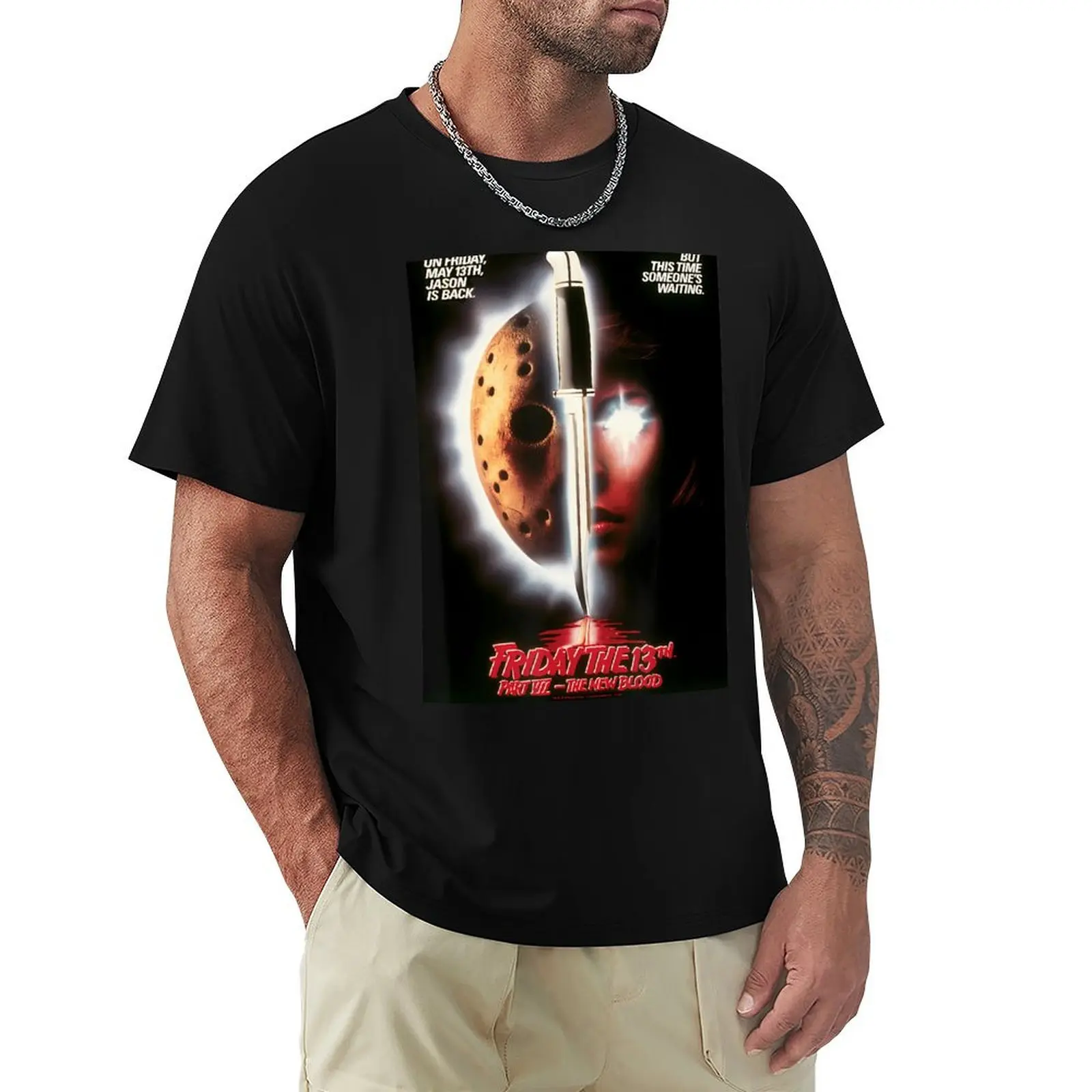 Friday The Movies - Friday The Slasher Film T-Shirt plus sizes summer clothes Men's cotton t-shirt