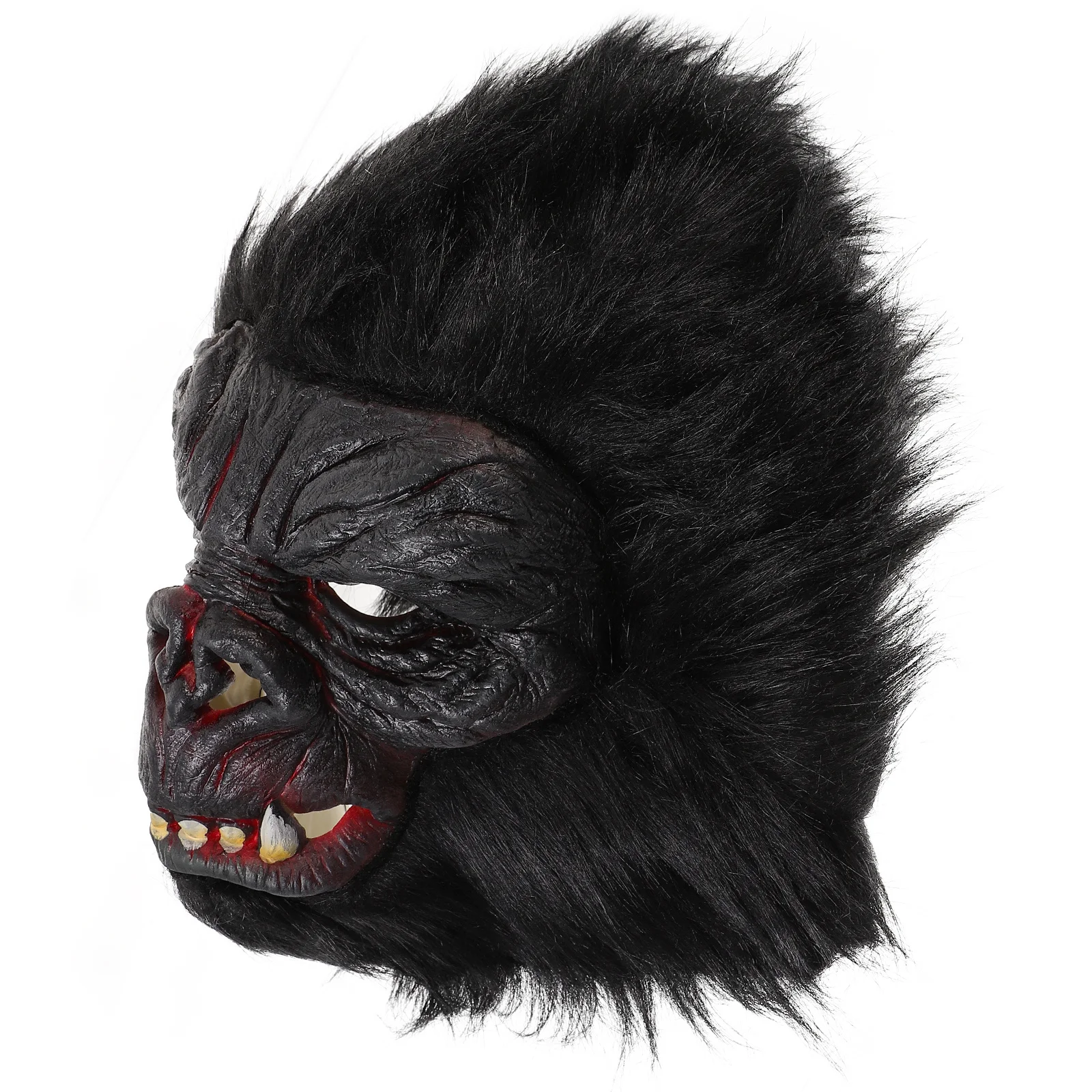 Máscara de cabeza de gorila, disfraz de Halloween, disfraz de Animal aterrador, máscara de fiesta, suministros de utilería para fotografía, máscaras de Mardi Gras