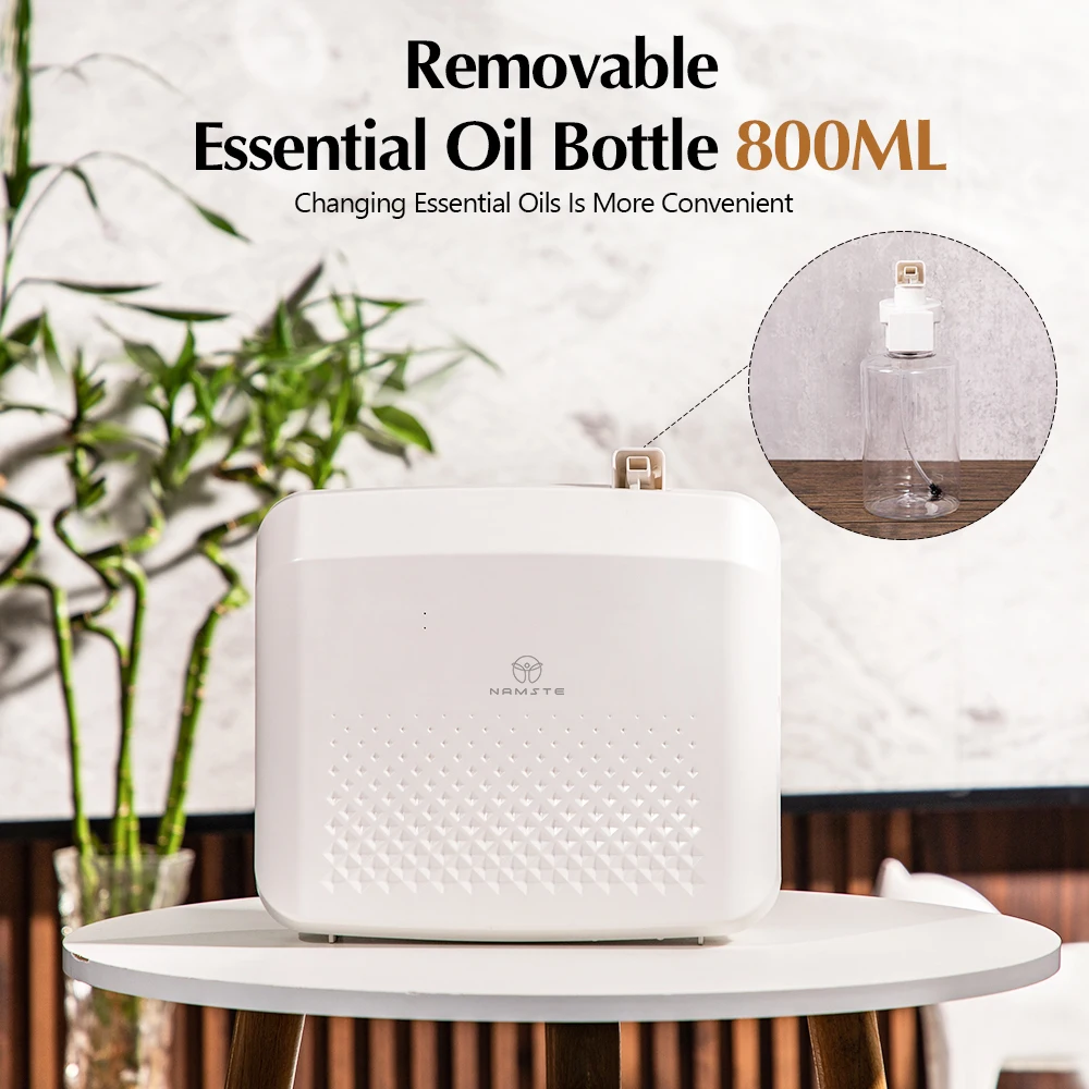 NAMSTE Home Appliance Diffuser Essential Oils Advanced Smart Bluetooth Diffuser Covering 1500m³ Hotel Aroma Diffuser PP Material