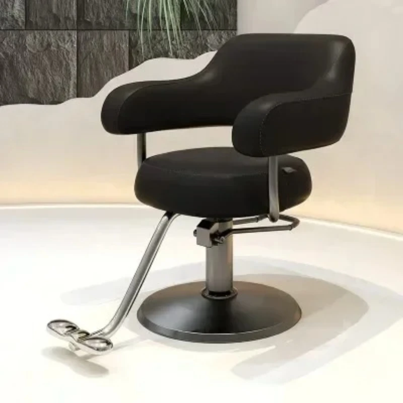 Simple Fashionable Barber Chair Beauty Luxury Swivel Comfy Hair Salon Chair Cosmetic Glamour Cadeira De Cabeleireiro Furniture
