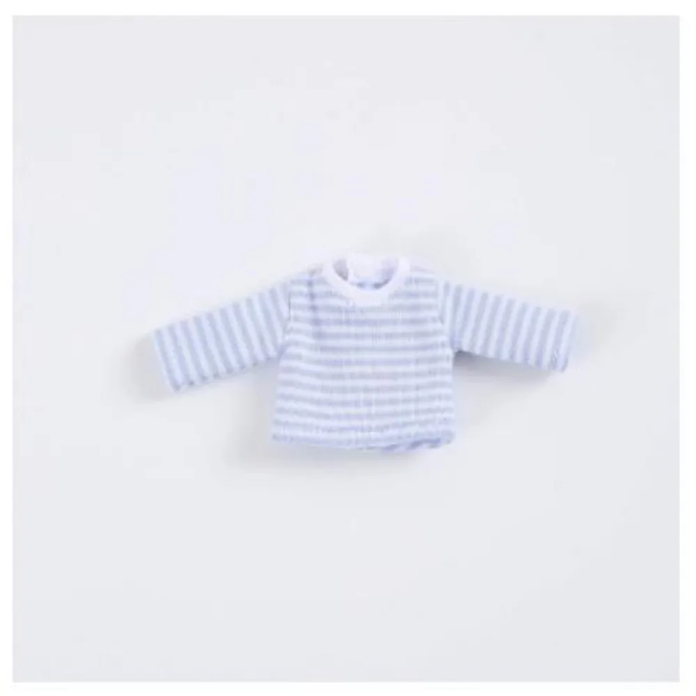 DIY Handmake Stripe Tops Casual Cute T-shirt 5 Colors Clothes Suits for 1/12 BJD Dolls/for 1/11 OB11 Dolls