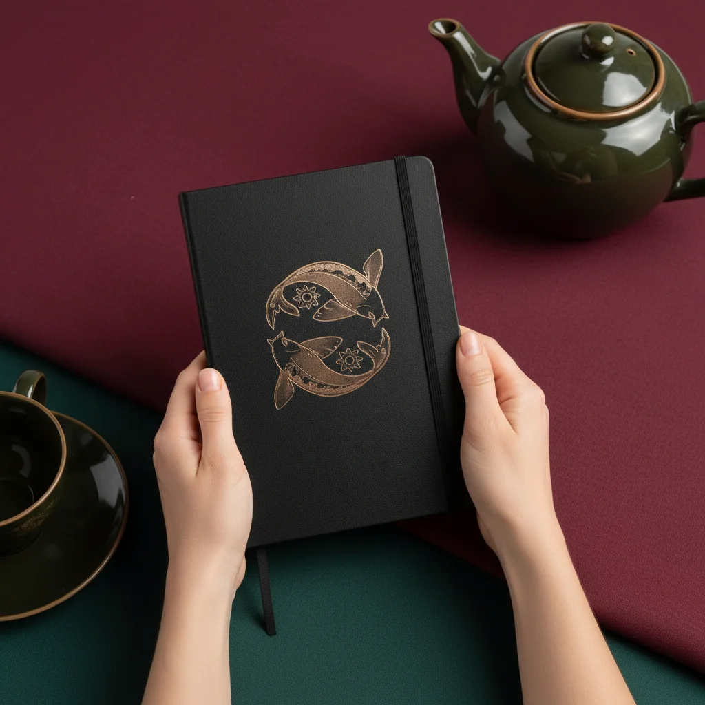 A5 Dotgrid-Notizbuch, 160 g/m² dickes cremefarbenes Papier, Hardcover, gepunktetes Journal, 160 nummerierte Seiten, Notizbuch aus Kunstleder, flach aufklappbar – Detail 6