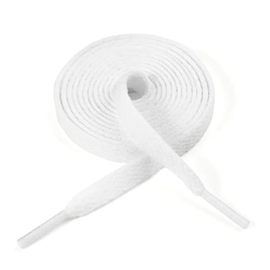 

1 Pair Flat Shoe Laces for Sneakers, 54" Shoelaces for Sneakers, 5/16" Wide Athletic Shoelaces for Replacement
