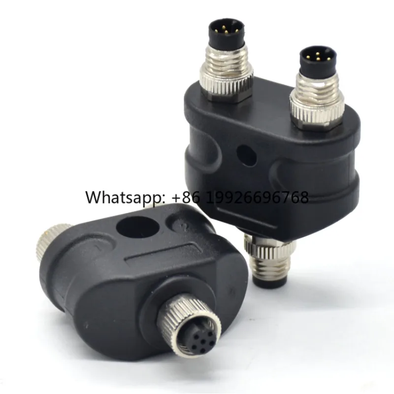 

Industrial Parts Splitter Automotive Electrical M8 6pin Aviation Circular Connector DIN Type 2A Rated Current