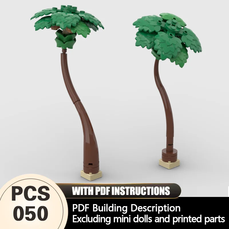 

Creators Animal Series Model MOC Building Bricks Palm Tree Modular Technology Gifts Holiday Assemble Children Toys Suit