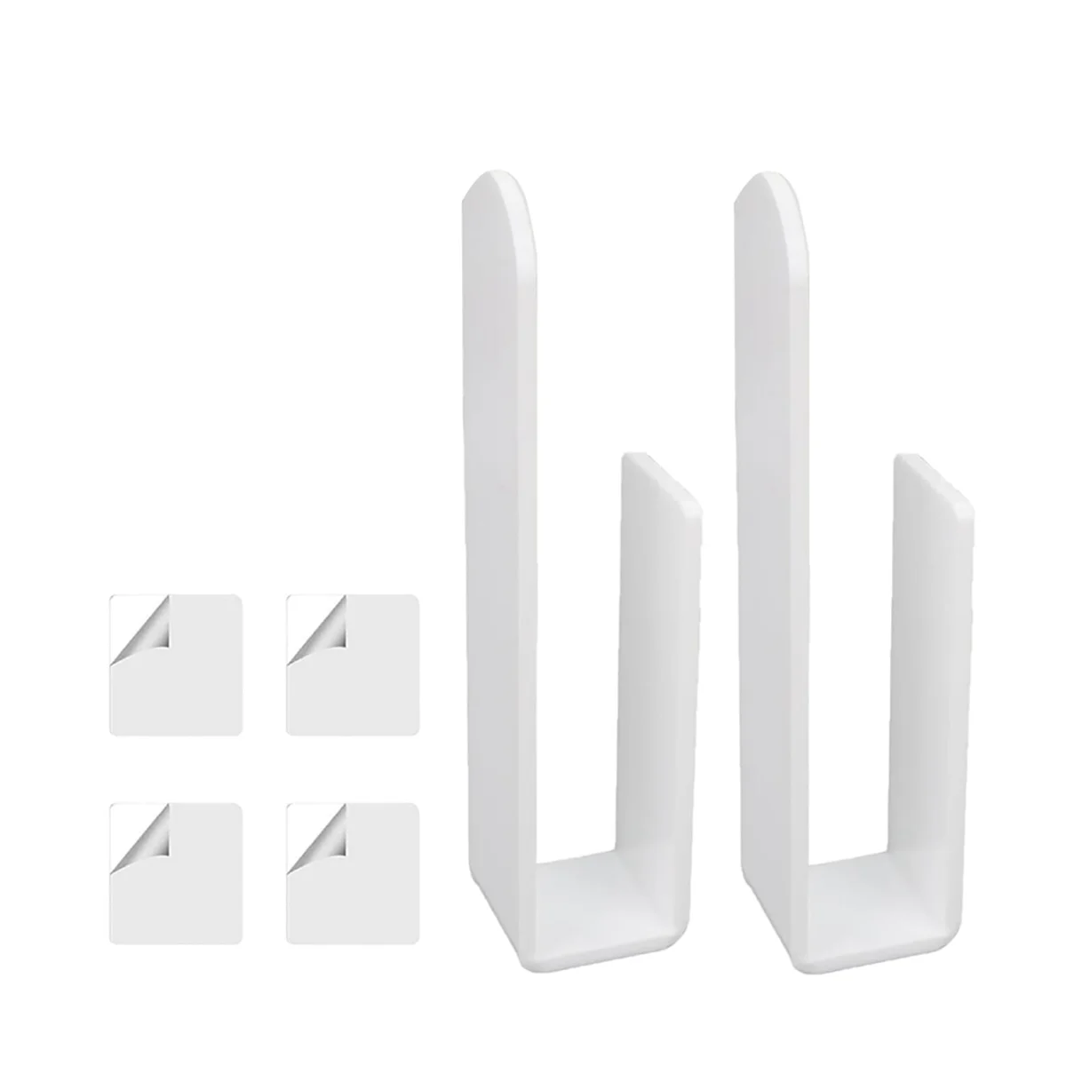

AUU-2PCS Acrylic Wall Mounted Hat Hook, Baseball Hat Organizer, Multi-Purpose Hat Holder, for Baseball Cap, Hat Hangers B