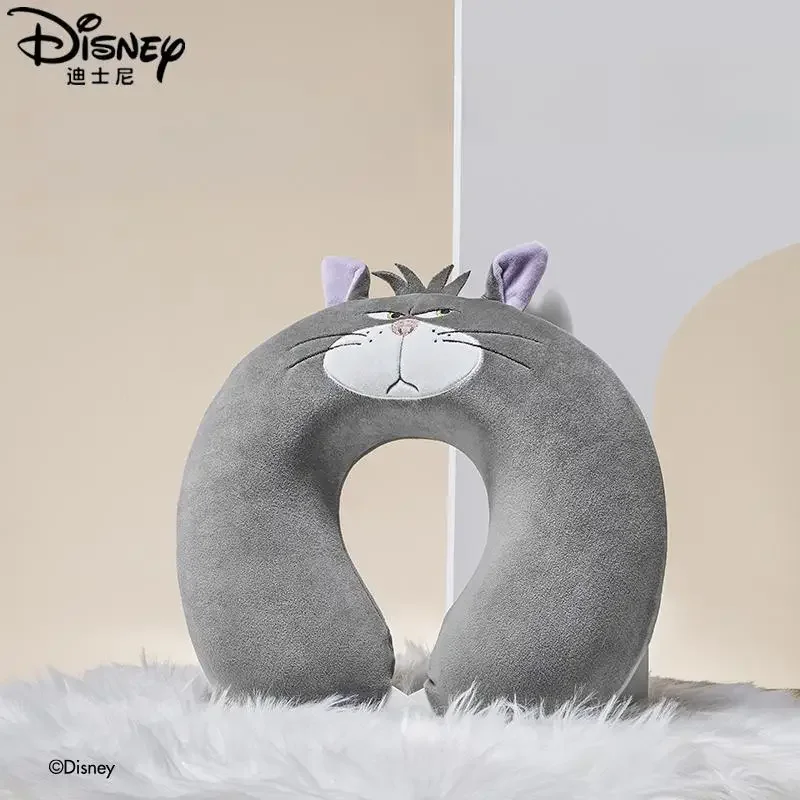 

Genuine Disney Lucifer Cat Kawaii Plush Doll U-shaped Pillow Cartoon Portable Travel Office Siesta Neck Pillows Protection Neck