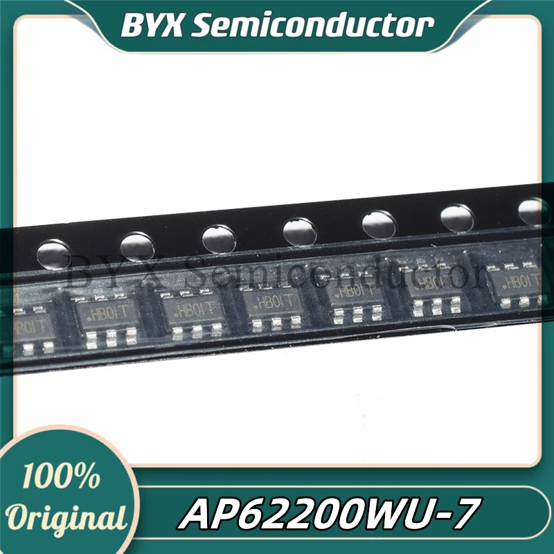 （10pcs/lots） AP62200WU-7  AP62200 Package: SOT-23-6 step-down type input 4.2V~18V Output 800mV~7V 2A DC-DC power chip