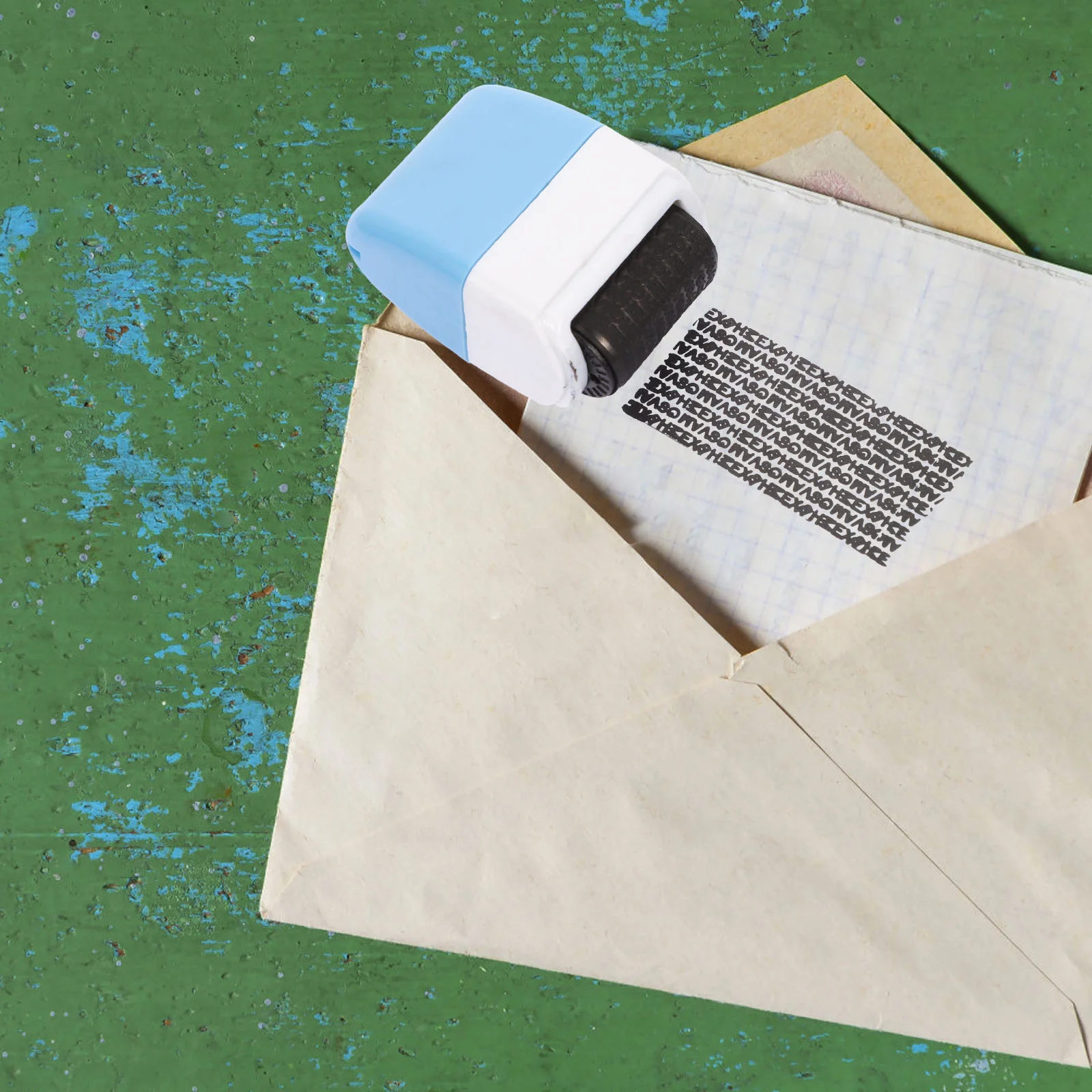 Confidentiality Seal Address Service Roller Stamp Security Stamper Identity Protection Privacy Theft Card