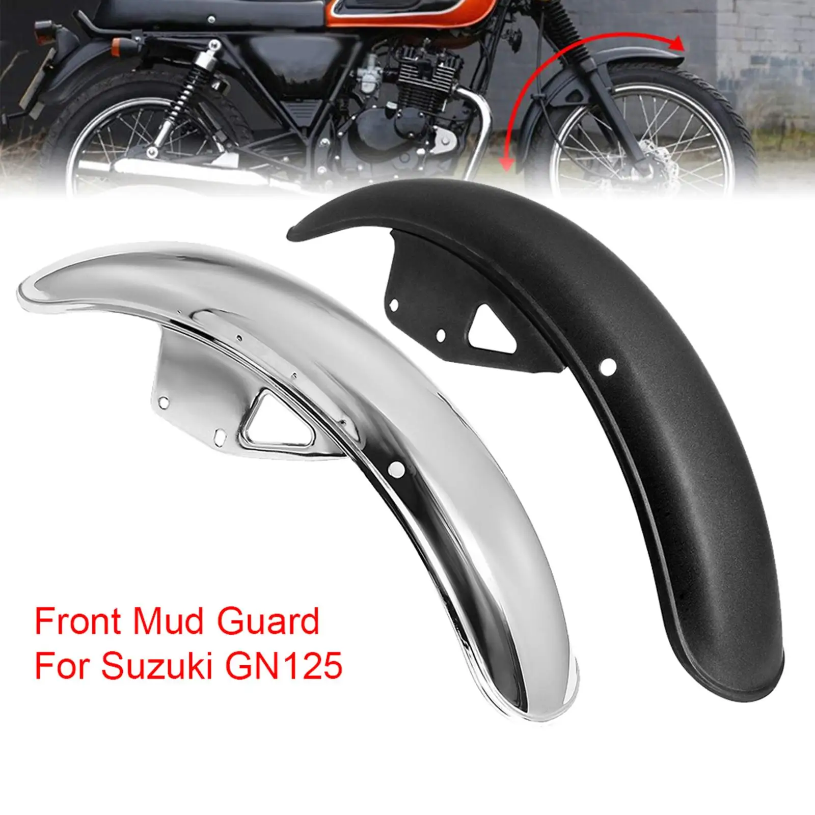 Garde-Boue Avant de Moto, Couverture de Roue pour Suzuki GN125