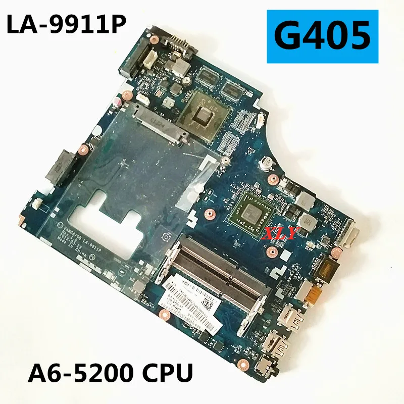 

F0R Lenovo G405 Notebook Motherboard LA-9911P A6-5200 CPU Independent Graphics Card ,Function Test OK