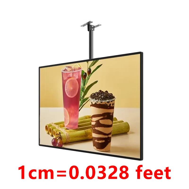 Ultra thin button type LED lightbox luminous display screen LED backlit menu board/suitable for restaurants/cafes/billboards