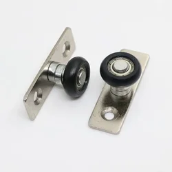 1pc Hanging wheel positioning pulley folding door accessories bottom guide wheel ultra-smooth silencing nylon pulley fixed wheel