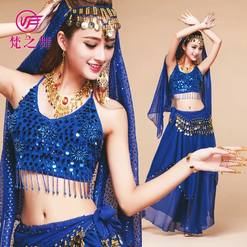 4pcs/Set New Arrival Sexy Oriental Belly Dance Suits for Women Dancing Practising bellydance Costumes Design for Women