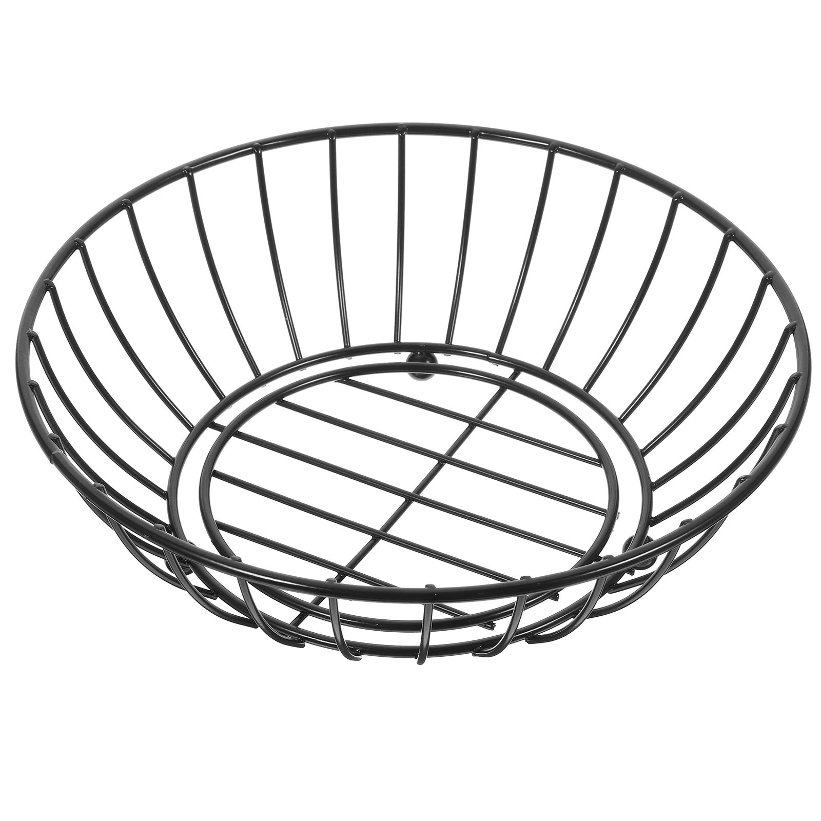 

Iron Fruit Basket Wire Storage Container Desktop Fruit Holder for Kitchen Living Room Vegetable Snack Organization Nordic Style