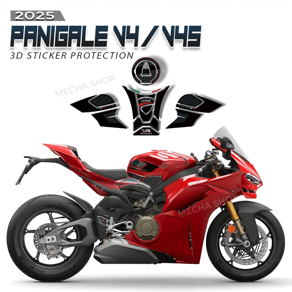 

Для panigale v4 наклейка мотоцикл 3D наклейка защитная накладка на бак комплект V4 V4S декоративные аксессуары 2025
