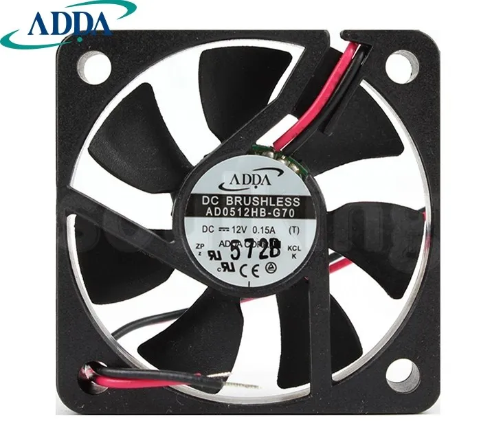 

1pcs AD0512HB-G70 12V 0.15A 5010 50*50*10mm 50mm 5200RPM 11CFM power supply cooling fan for ADDA