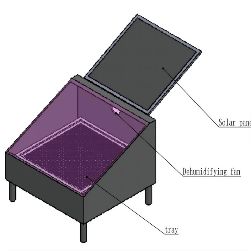 

AMS-40D1 Micro Dryers Mobile Box Type Solar Dryer For Vegetables, Fruits, And Seafood