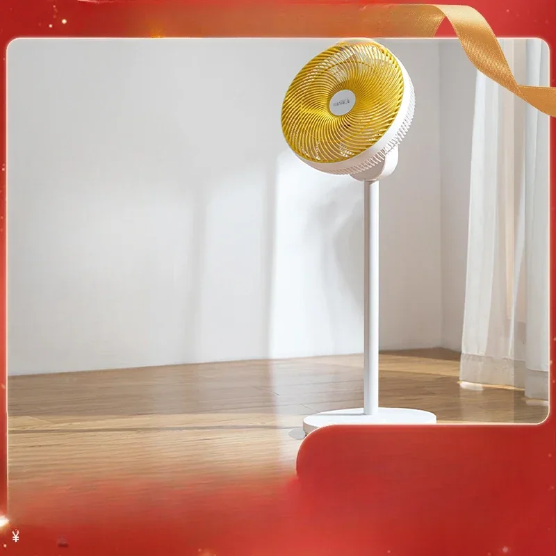Electric fan, silent air circulation, 3D shaking head, intelligent inverter remote control
