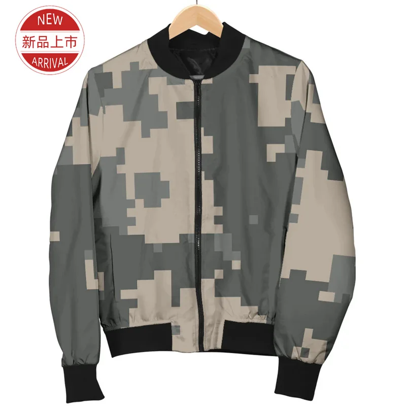 Harajuku New 3D Camouflage Patterns Printing Jacket Camo Styles Graphic Lapel Jackets For Women Fashion Cool Mens Jackets Tops