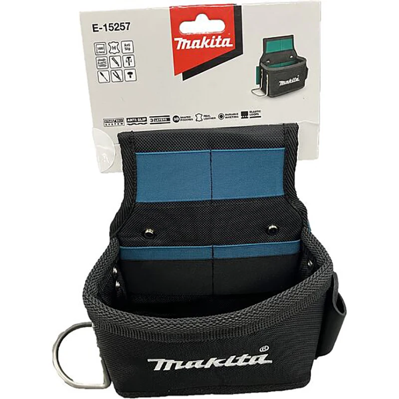 Makita-bolsa fija de E-15257, soporte para martillo, Kit de herramientas portátil multifuncional, Kit de reparación de electricista
