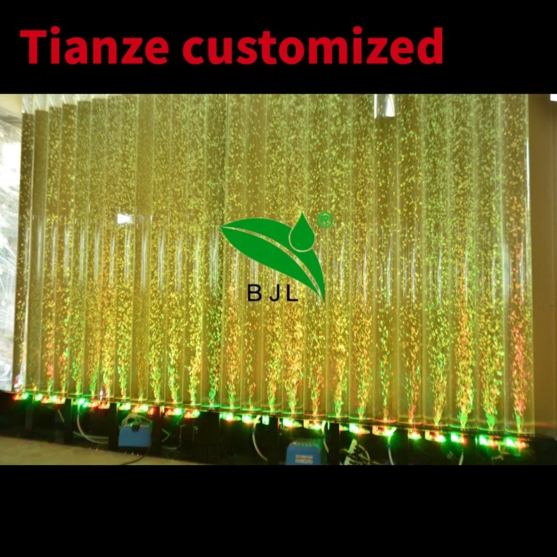 (customized)wedding stage decorative fountains led colourful floor lamps water bubble lamp interiors