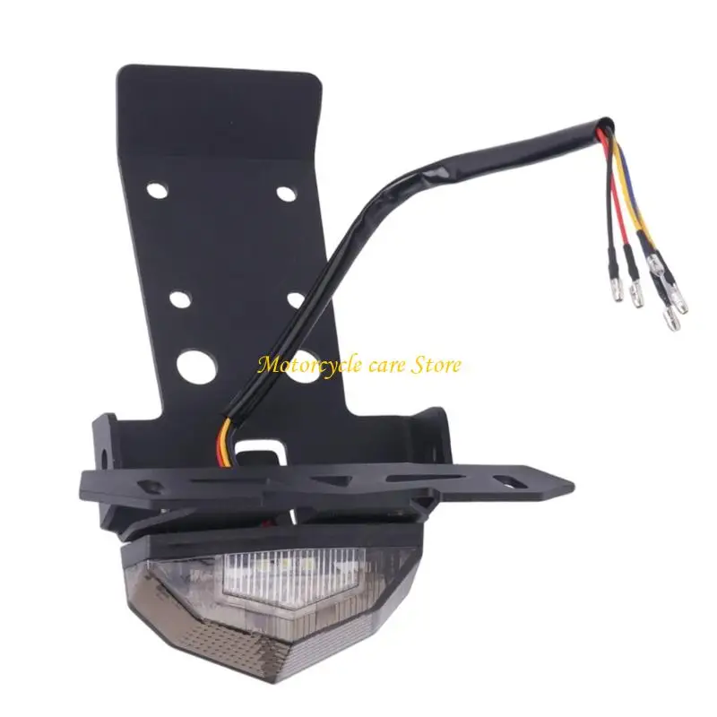 U75F WR155 Motorcycle Tail Light Assembly with Multiple Mounting Openings