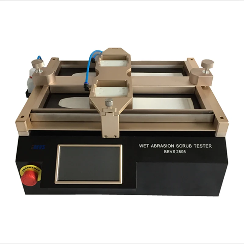 Wet Abrasion Scrub Tester Washability Testing machine Touch Screen standard ASTM DIN