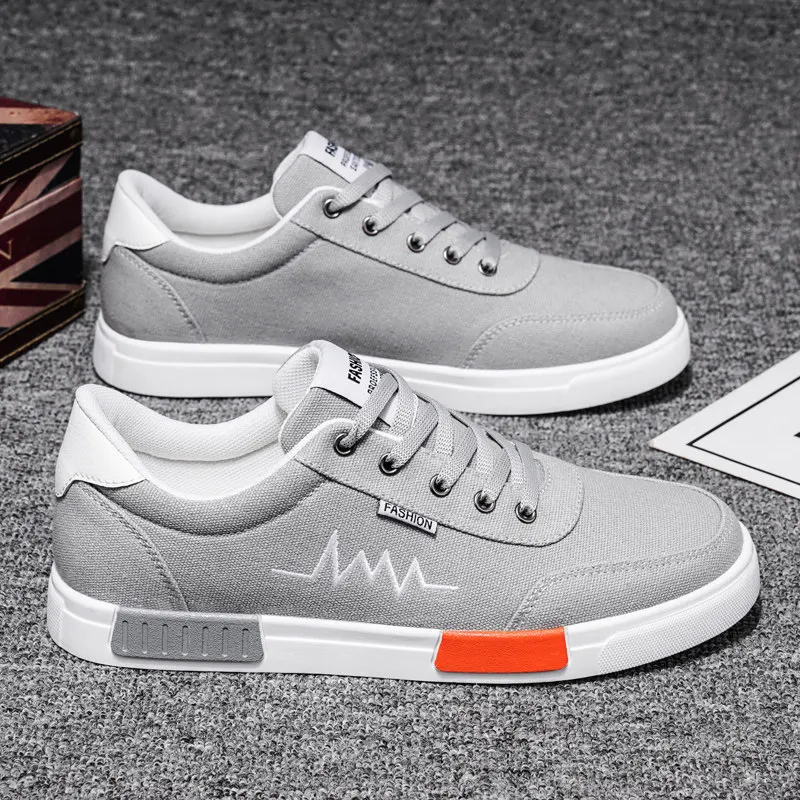 

2025 New Breathable Canvas Shoes Men's Fashion Versatile Men's Sports Casual Board Shoes Comfortable PopGaleskylee Men's Shoes