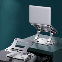 N8 Laptop Stand Aluminum Alloy Computer Folding Riser Adjustable Laptops PC Tabletop Mount For Notebook Tablet Computer