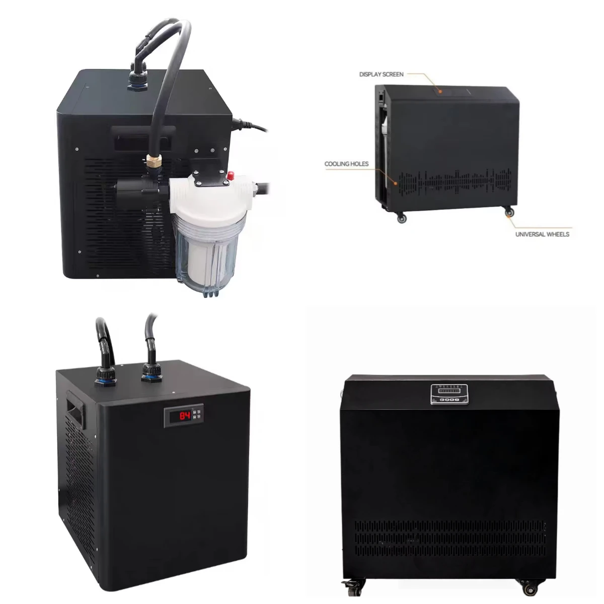 1HP WiFi Cold Plunge Chiller 220V with UV Sterilization Ice Bath Water Cooler