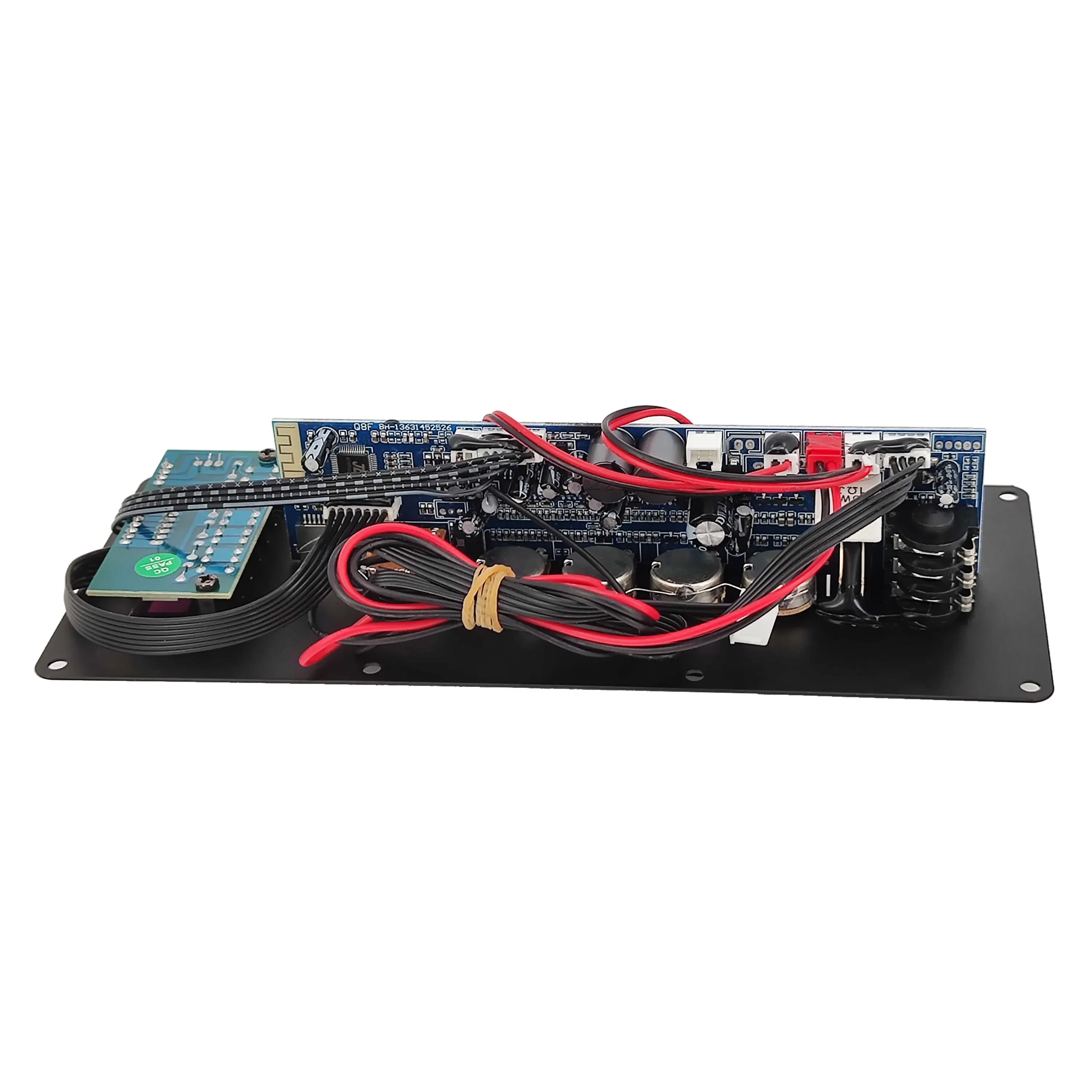 12V Amplifier Board Square Dance Speaker Amplifier Support Bluetooth AUX TF-Card U-Disk Recording 6-12Inch Speaker 80W