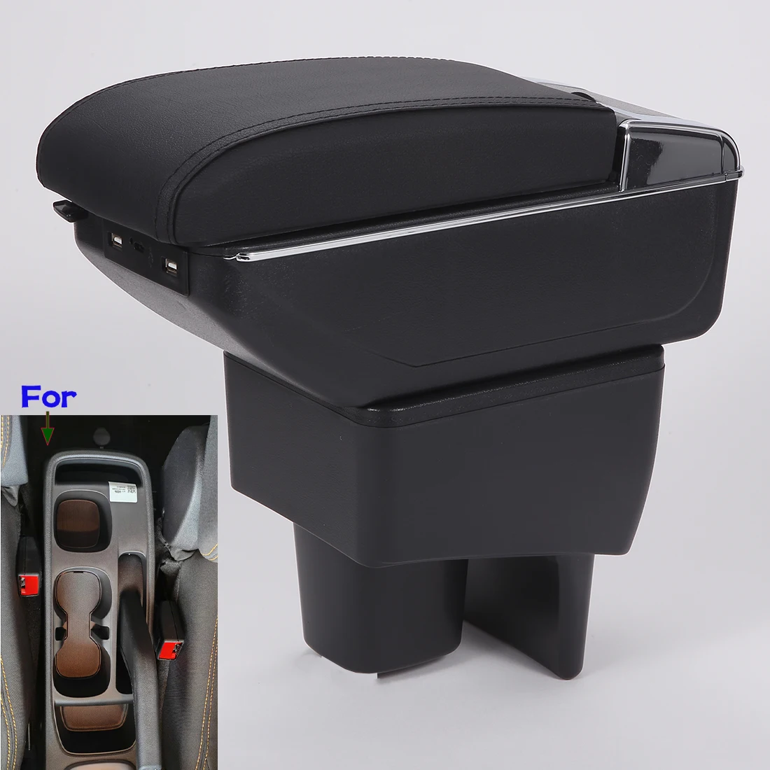 Für Chevrolet TRACKER Armlehnenbox Chevrolet TRACKER Auto-Armlehne 2025 Nachrüstteile Innenraum-Aufbewahrungsbox Autoteile Zubehör