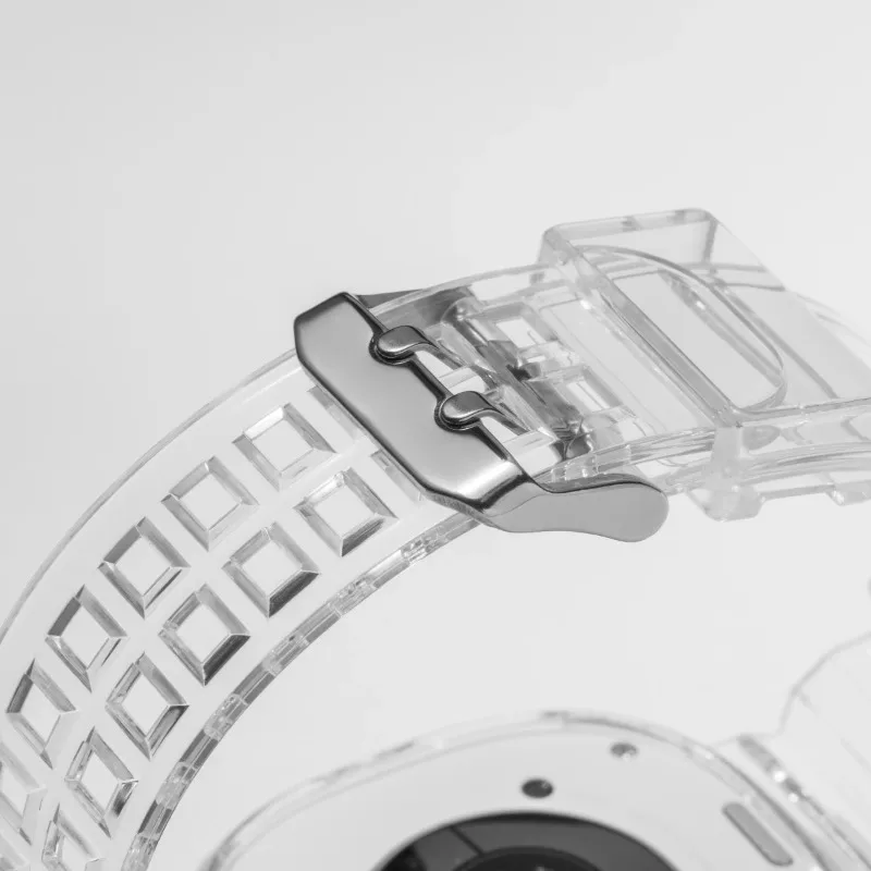 Case+Strap For Samsung Galaxy Watch 8 40mm 44mm band pulseira Transparent Silicone Bracelet correa Galaxy Watch 8 Accessories