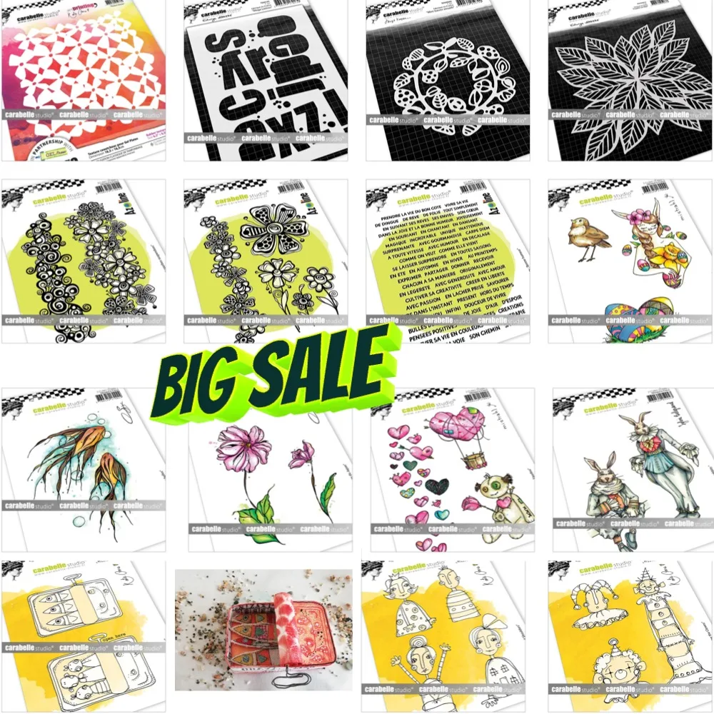 Flower Rabbit Fish Girl 2026 Stamps And Die Scrapbook Diary Decoration Stencil Embossing Template DIY Greeting Card Handmade