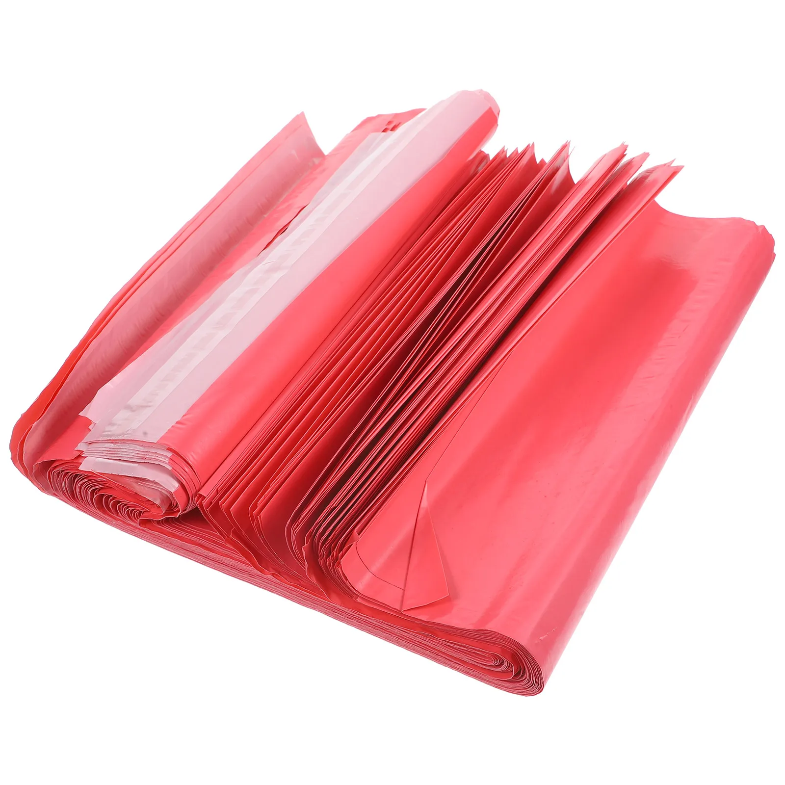 

100 Pcs Waterproof Express Bag Apparel Package Bags for Shipping Wooden Postage Pouch Packaging