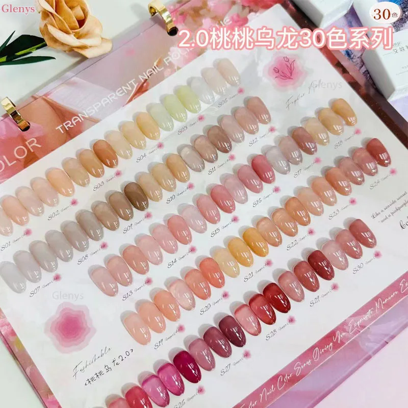 Gienys30Coior * 15ML popular gel nail polish set semi permanent UV LED varnish immersion gel nail art design