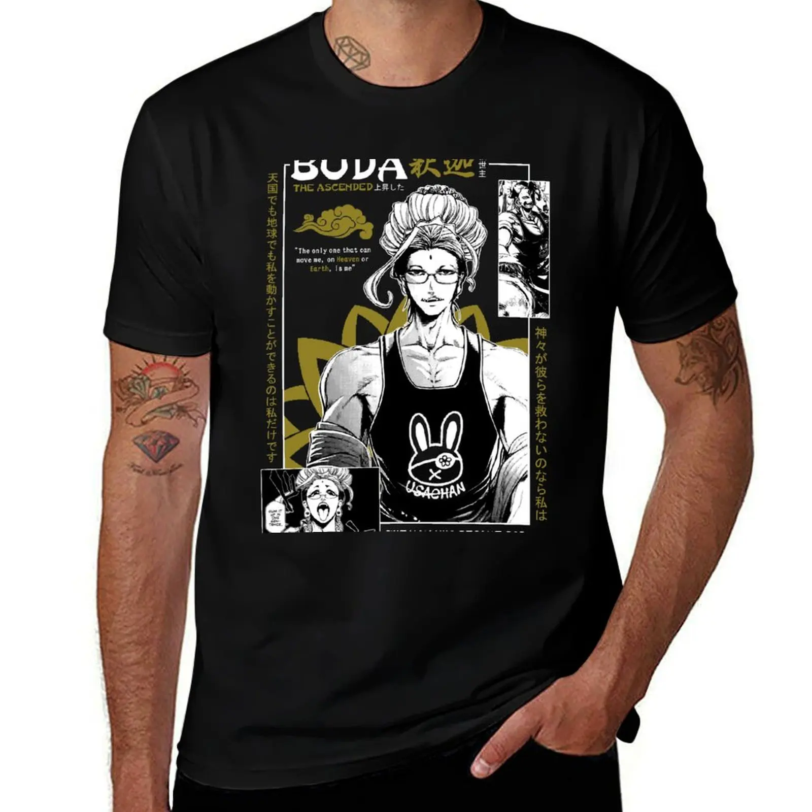 

Shuumatsu No Valkyrie Buddha T-Shirt fashion shirts shirts graphic Blouse plus size men clothing