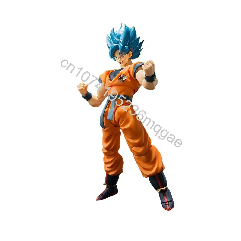 ในสต็อก BANDAI SPIRITS S.H.Figuarts Dragon Ball Super: Broly Son Gokuu รูปอะนิเมะรุ่นของเล่นเดสก์ท็อปเครื่องประดับของขวัญเดิม