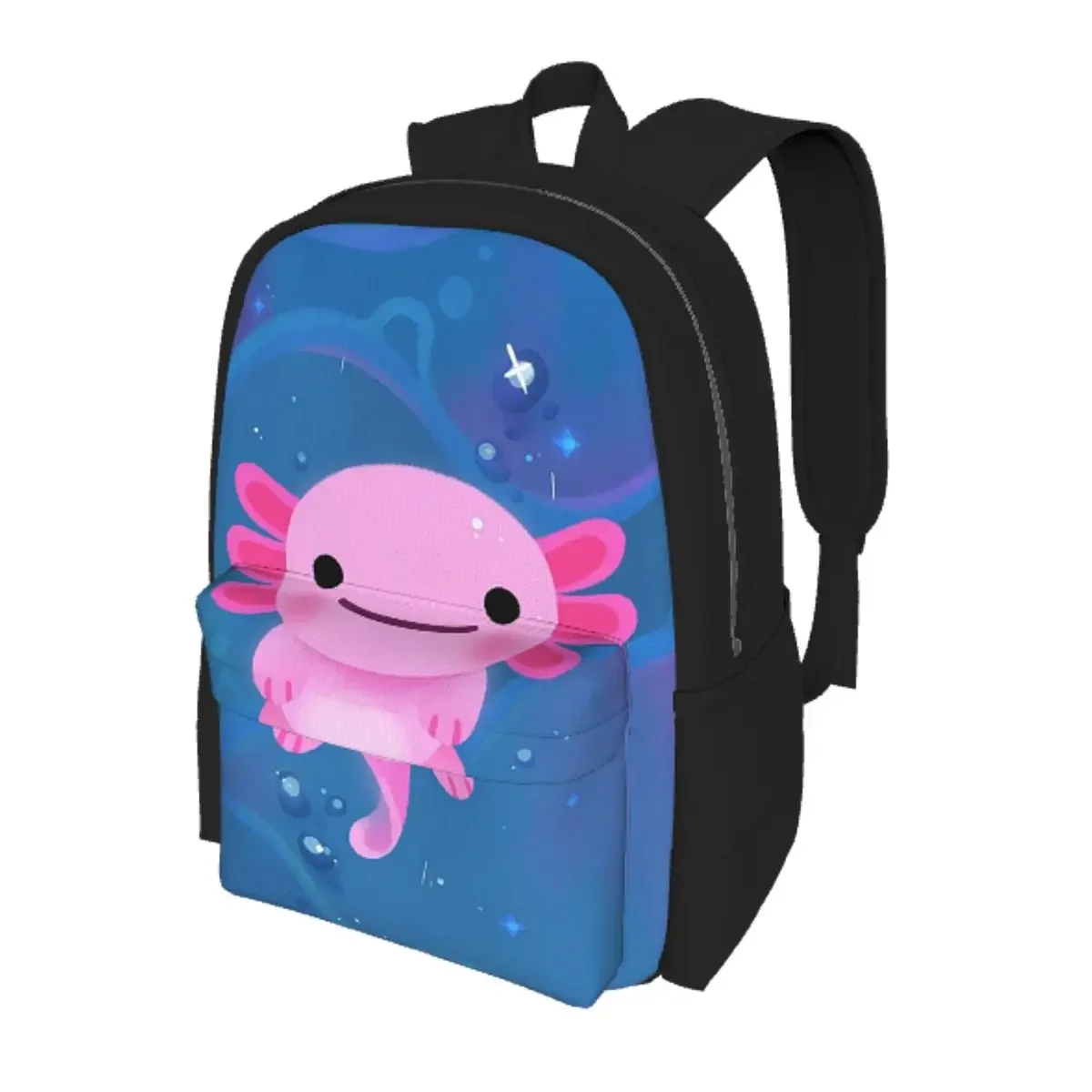 

Kawaii Axolotl Mexican Salamander Student Backpack School Bag Hiking Travel Daypack for Men Women Bookbag Shoulder Bags