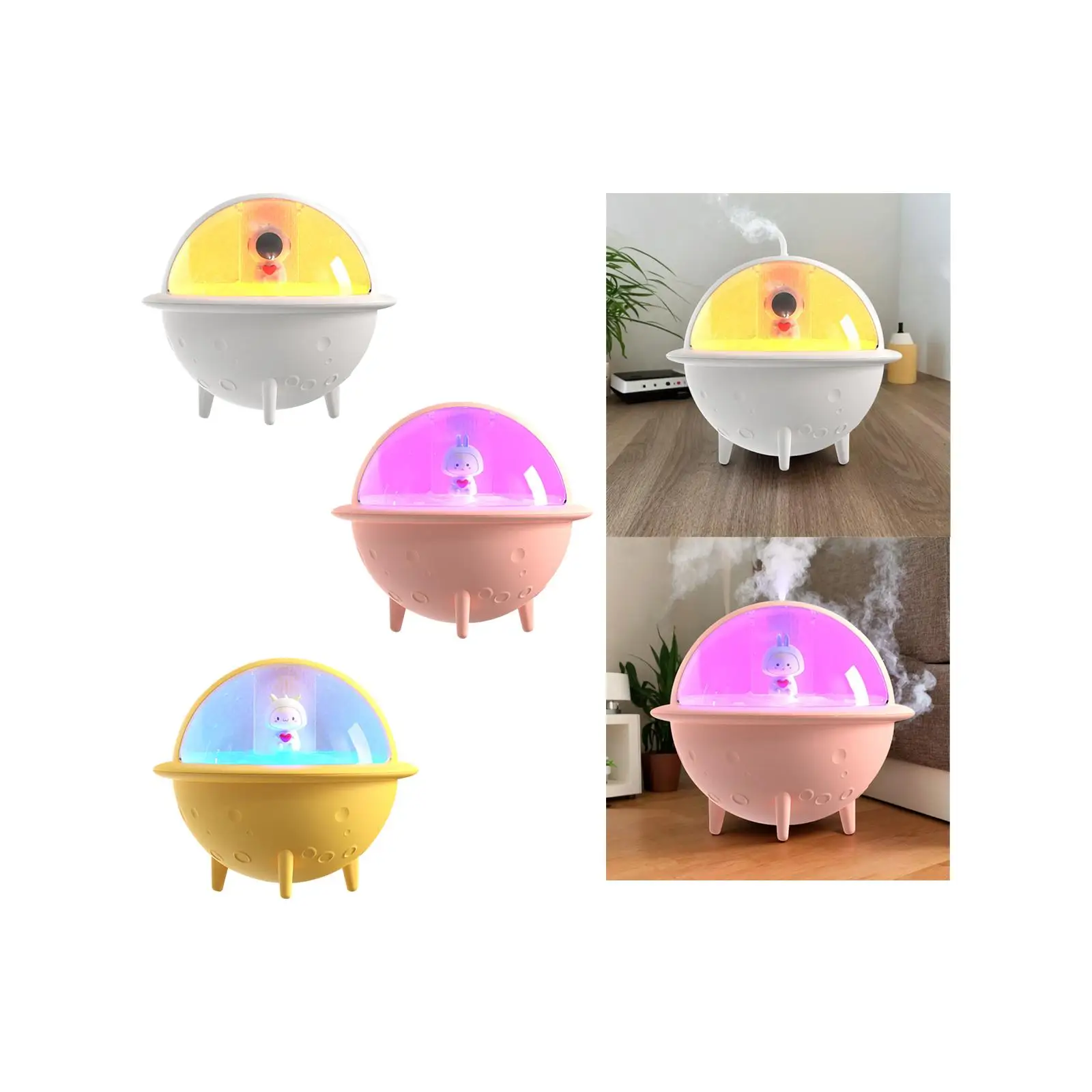 Astronaut Humidifier Silent Mini Humidifier for Office Living Room Car