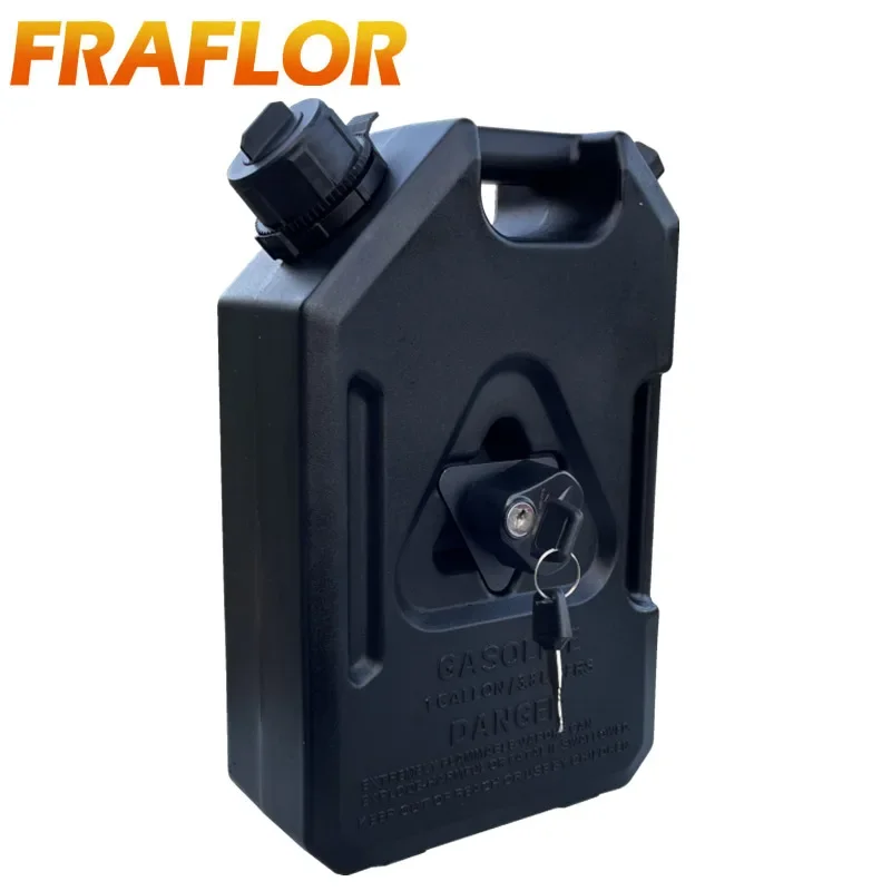 1 Gallon Plastic Car Petrol Tanks Jerrycan Oil Container Backup Oil Can 3.8L Litre Mount Motorcycle Spare Fuel Tank Fuel Bucket