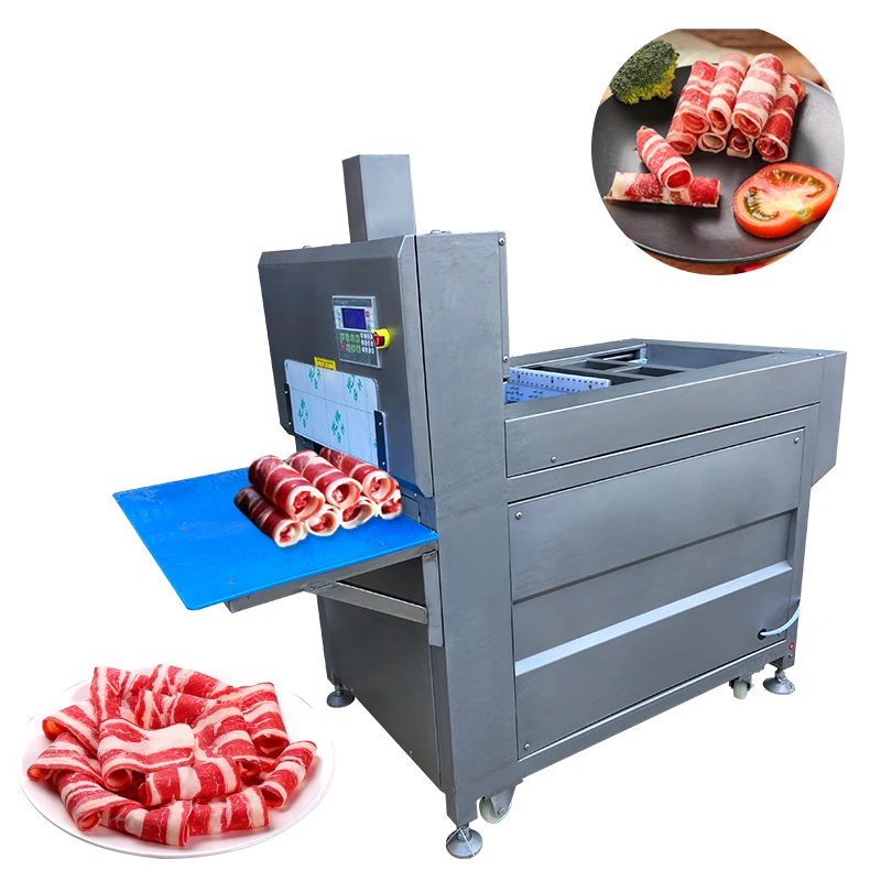 

Mutton Cutting Machine Industrial Commercial Electric Meat Steak Fish Pork Cow Beef Frozen Bone Meat Band Saw Cutting